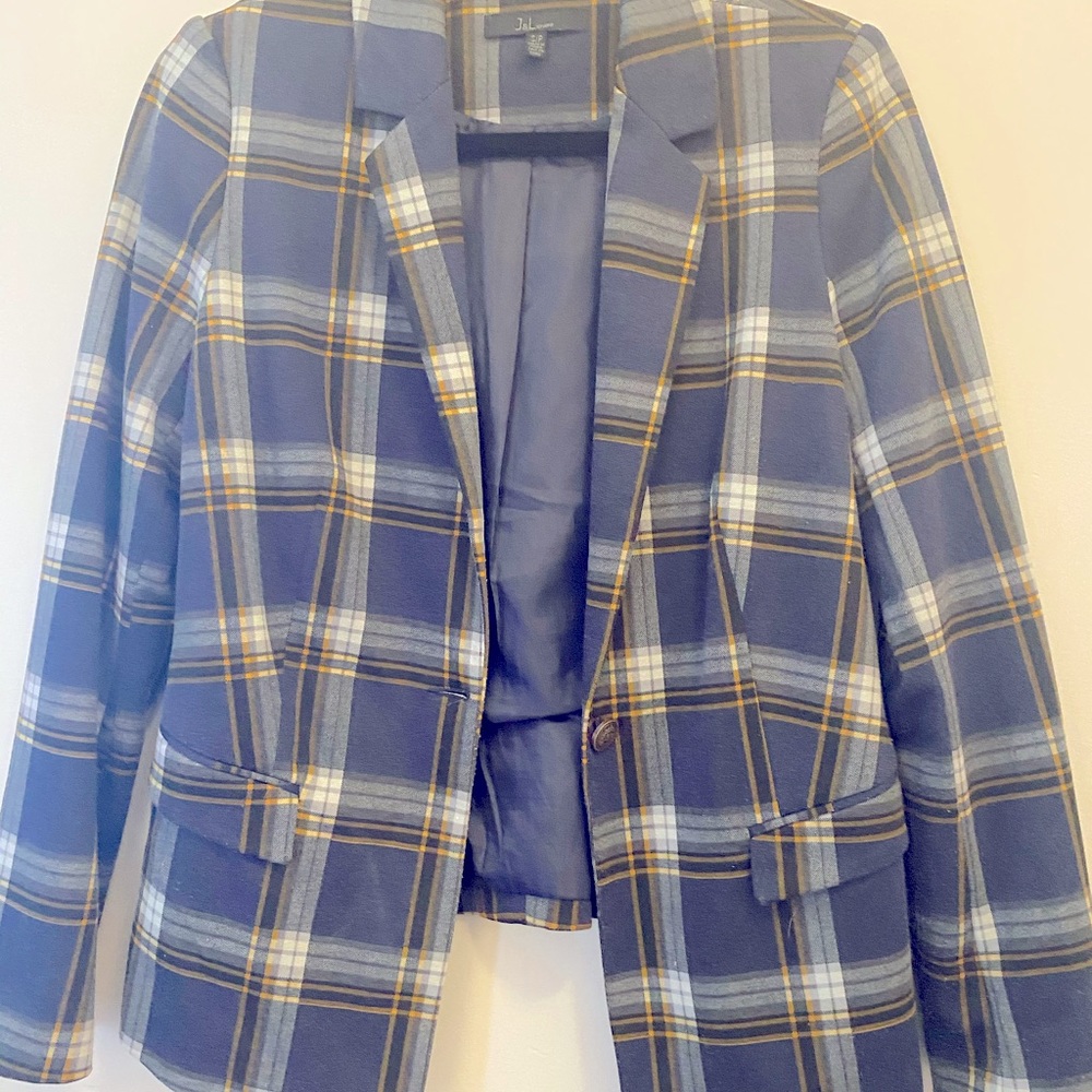 Plaid Blazer
